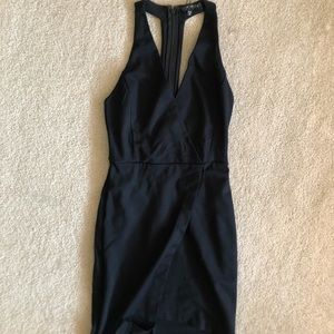 DYNAMITE v neck dress in get black. Size XS.